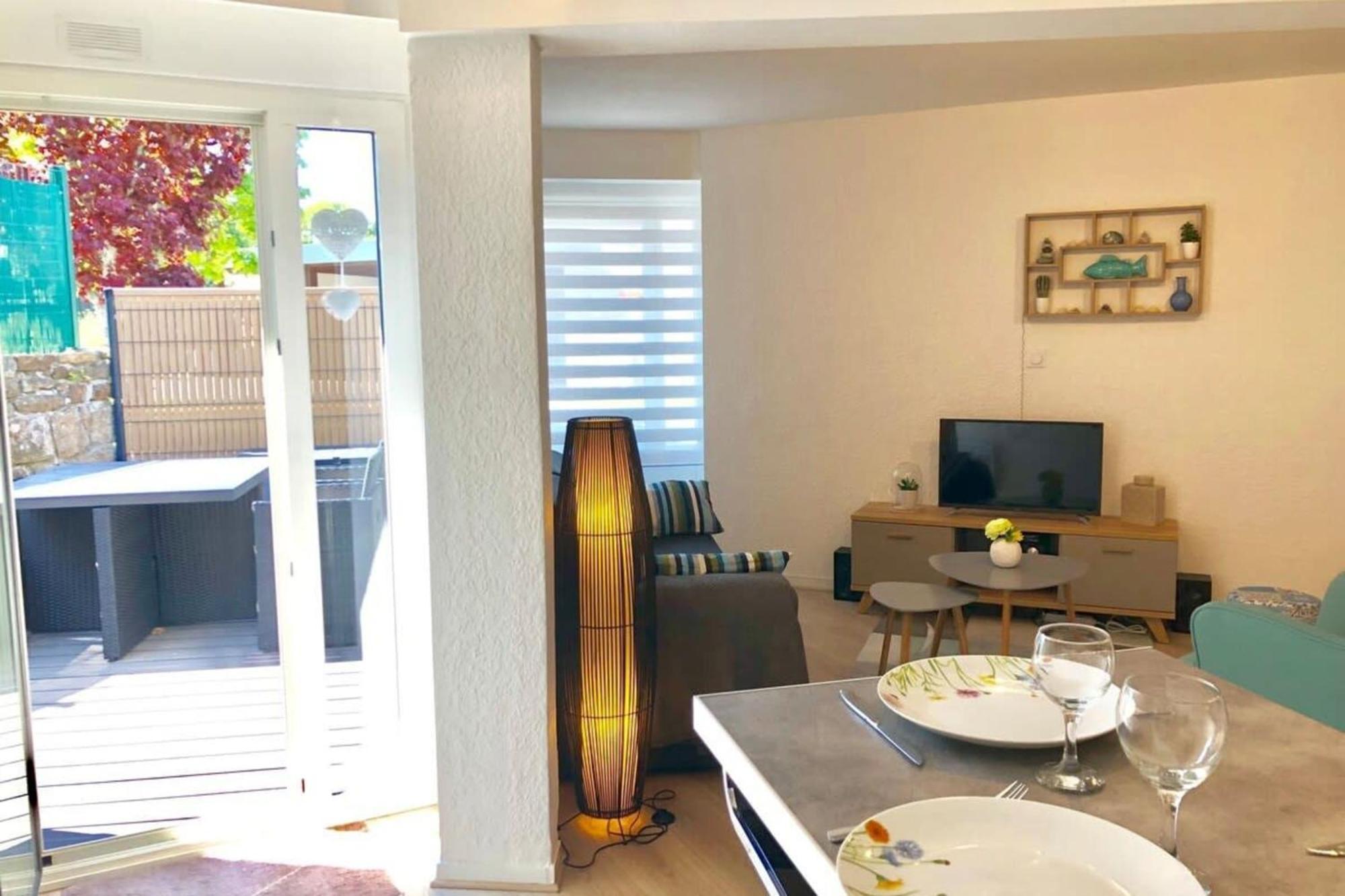 גידל Jolie Maisonnette Cosy Bord De Mer Terrasse מראה חיצוני תמונה